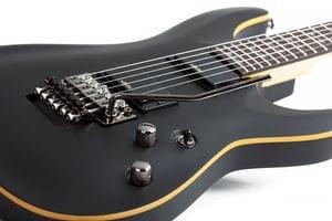 Schecter Demon-6 FR ABSN Aged Black Satin 6 String Electric Guitar